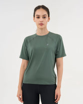 Women's AUSM5X™ Raglan Tee - Deep Emerald